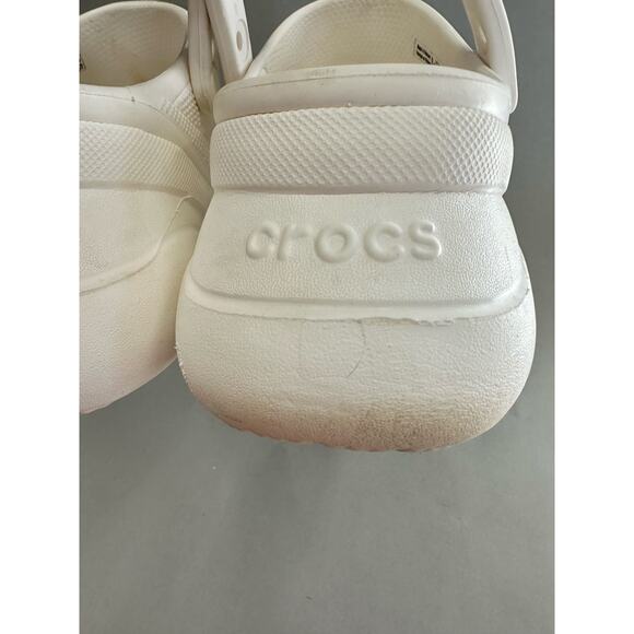 Crocs Classic Bae Clog in White Size 9 - Picture 14 of 16
